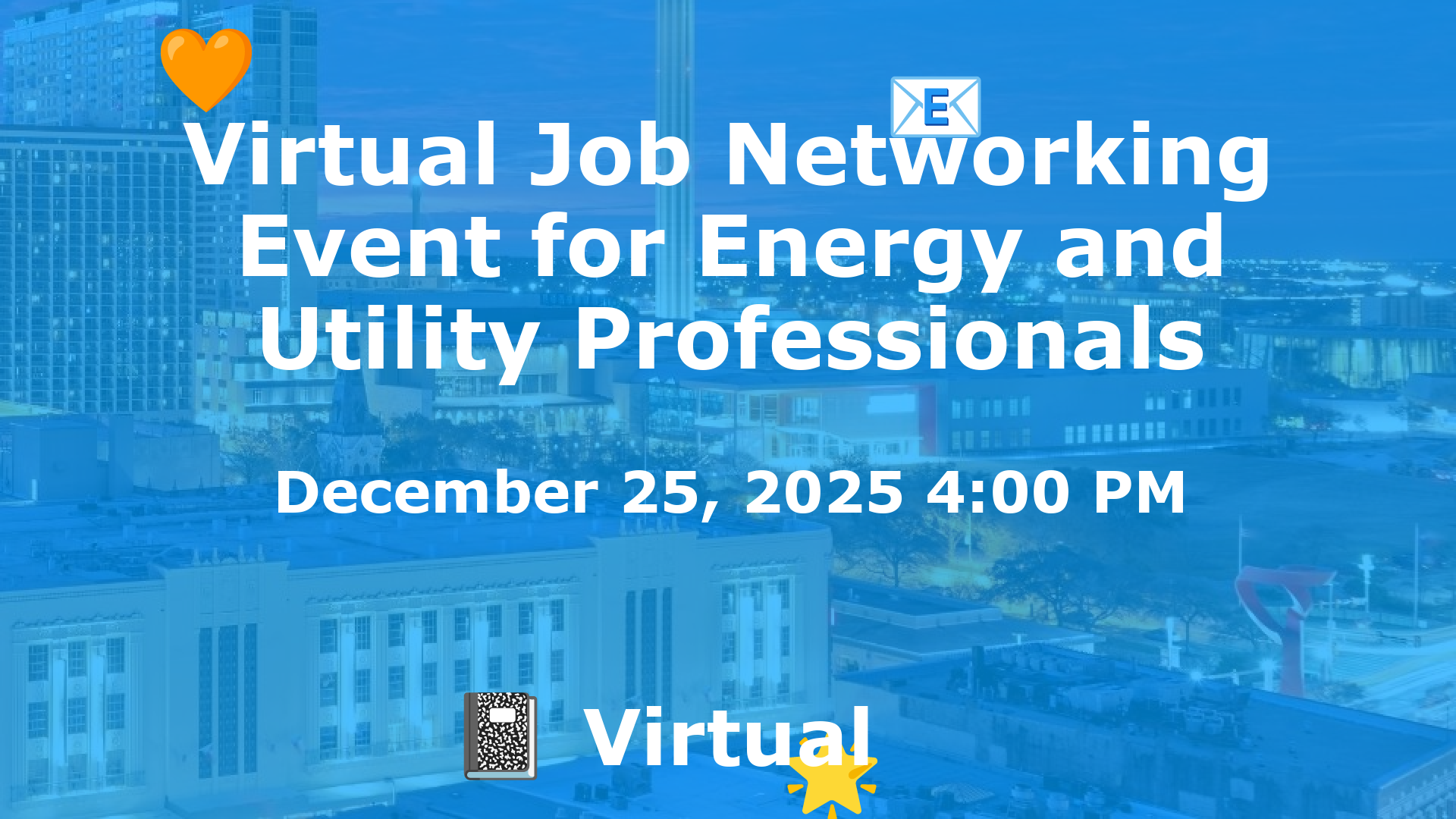 Virtual Job Networking Event for Energy and Utility Professionals event image